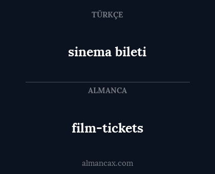 film-tickets - sinema bileti