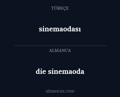 die sinemaoda - sinemaodası