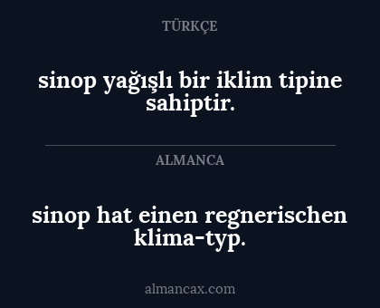 sinop hat einen regnerischen klima-typ. - sinop yağışlı bir iklim tipine sahiptir.