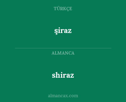 şiraz - shiraz