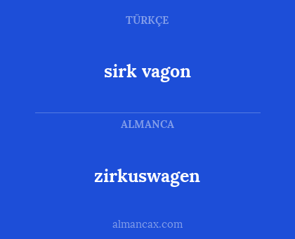 zirkuswagen - sirk vagon