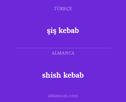 şiş kebab - shish kebab