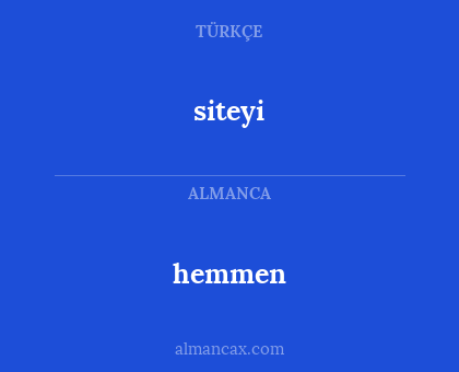 siteyi - hemmen