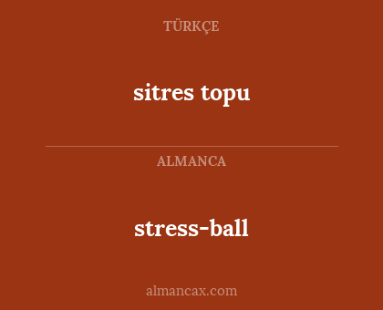 stress-ball - sitres topu