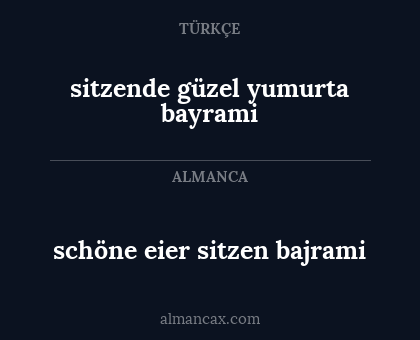 schöne eier sitzen bajrami - sitzende güzel yumurta bayrami