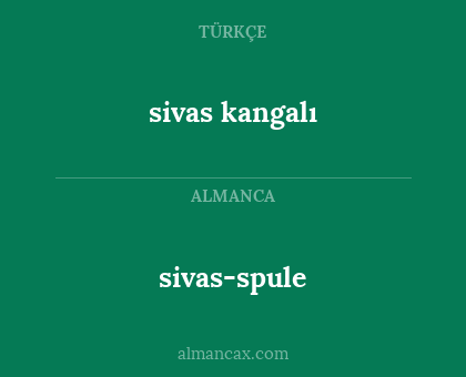 sivas-spule - sivas kangalı