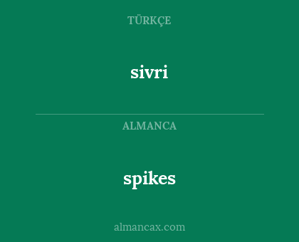 sivri - spikes