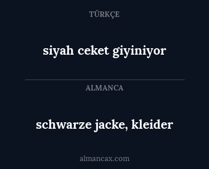 schwarze jacke, kleider - siyah ceket giyiniyor