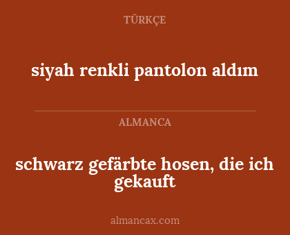 schwarz gefärbte hosen, die ich gekauft - siyah renkli pantolon aldım