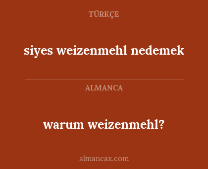 warum weizenmehl? - siyes weizenmehl
nedemek
