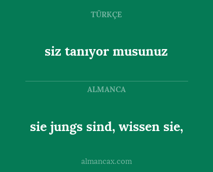 sie jungs sind, wissen sie, - siz tanıyor musunuz