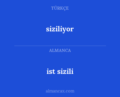 siziliyor - ist sizili