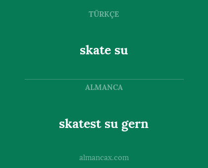 skatest su gern - skate su