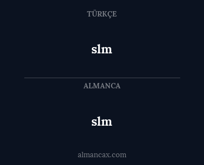 slm - slm