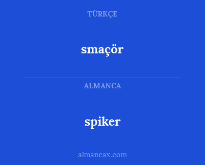 smaçör - spiker