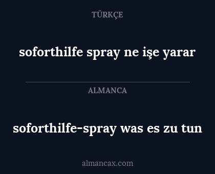 soforthilfe spray ne işe yarar - soforthilfe-spray was es zu tun