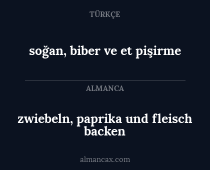 soğan, biber ve et pişirme - zwiebeln, paprika und fleisch backen