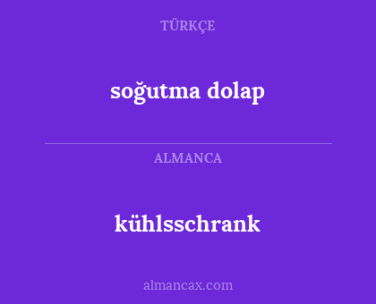 kühlsschrank - soğutma dolap