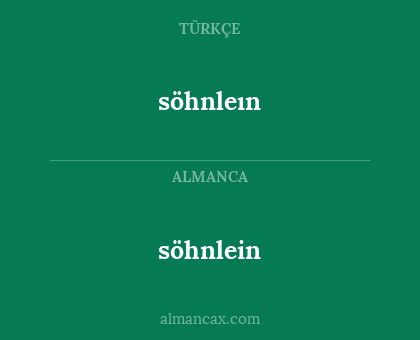 söhnleın - söhnlein