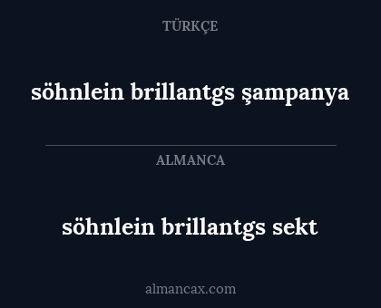 söhnlein brillantgs şampanya - söhnlein brillantgs sekt