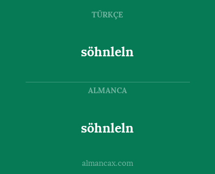 söhnleln - söhnleln