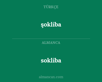 sokliba - şokliba
