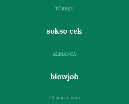 sokso cek - blowjob