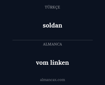 soldan - vom linken