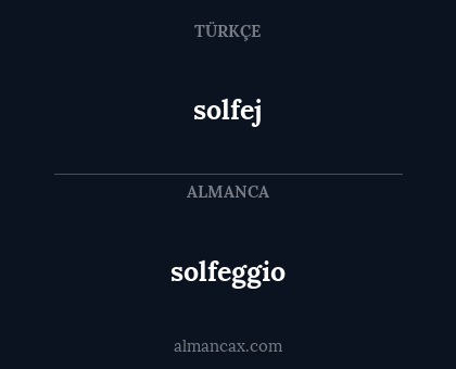 solfej - solfeggio