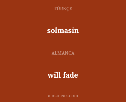 solmasin - will fade
