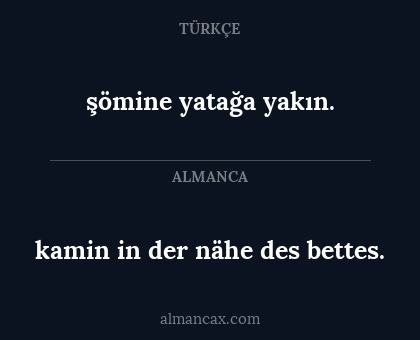 kamin in der nähe des bettes. - şömine yatağa yakın.