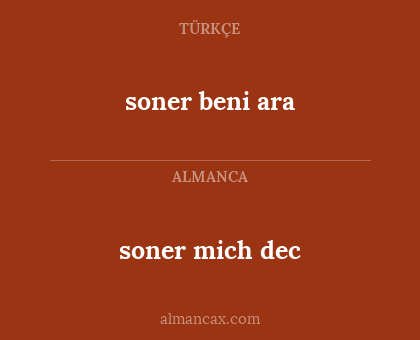 soner
mich dec - soner
beni ara