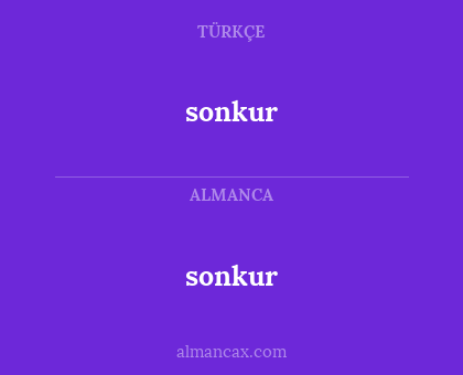 sonkur - sonkur