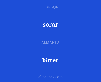 sorar - bittet