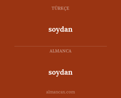soydan - soydan