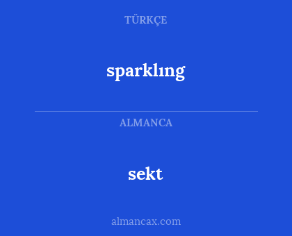 sekt - sparklıng