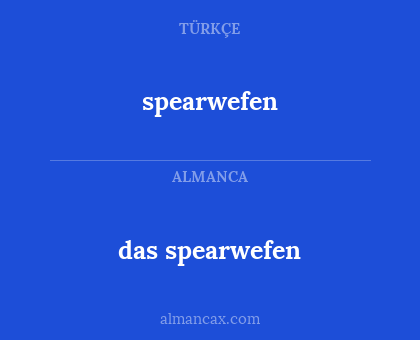 spearwefen - das spearwefen