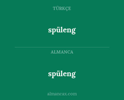 spüleng - spüleng