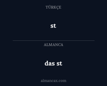 st - das st