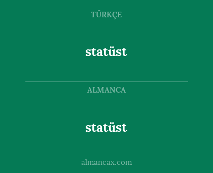 statüst - statüst