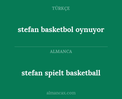 stefan spielt basketball - stefan basketbol oynuyor