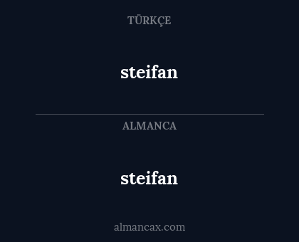 steifan - steifan
