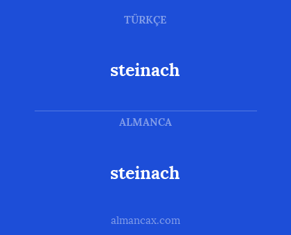 steinach - steinach
