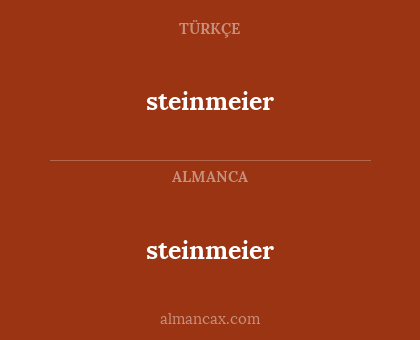 steinmeier - steinmeier