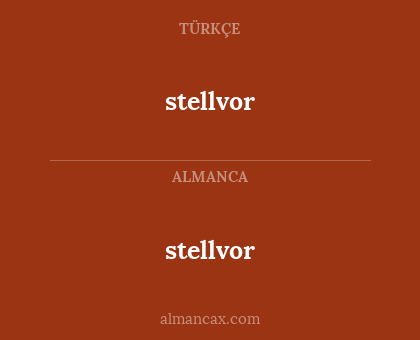 stellvor - stellvor