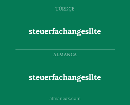 steuerfachangesllte - steuerfachangesllte