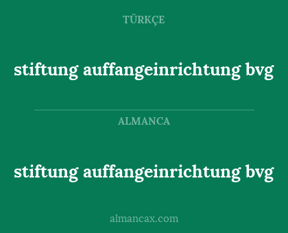 stiftung auffangeinrichtung bvg - stiftung auffangeinrichtung bvg