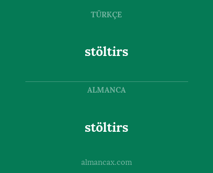 stöltirs - stöltirs