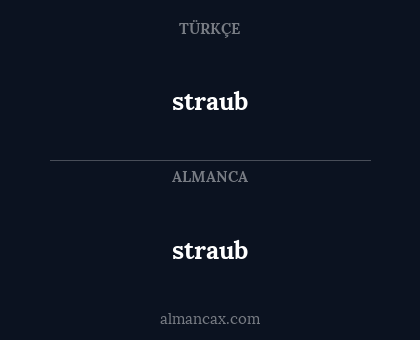 straub - straub
