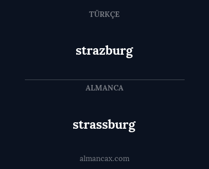 strassburg - strazburg